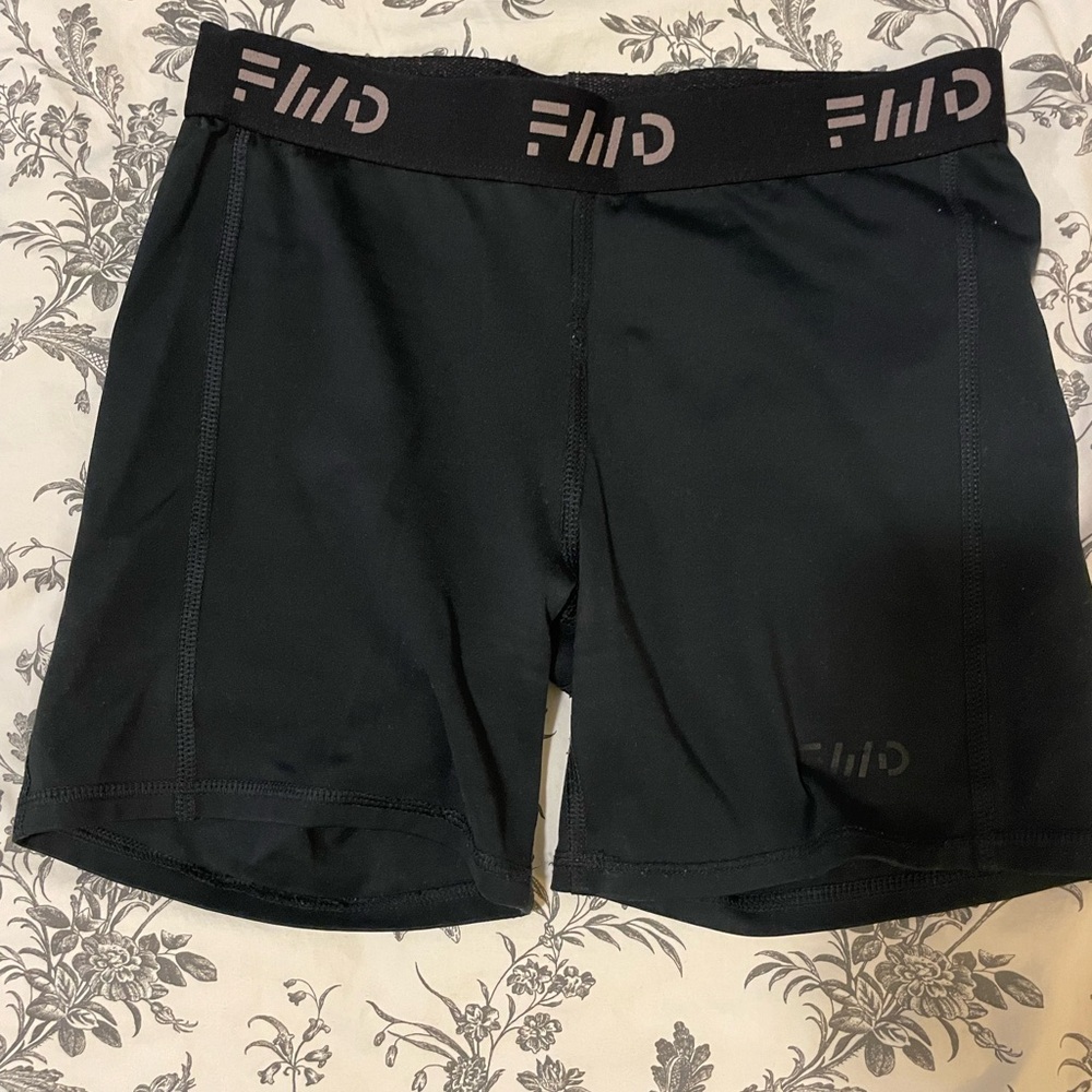 Find black spandex running shorts
